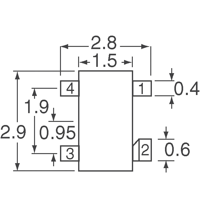 MA4X71400L Panasonic Electronic Components  Diodos - Rectificadores - Matrices